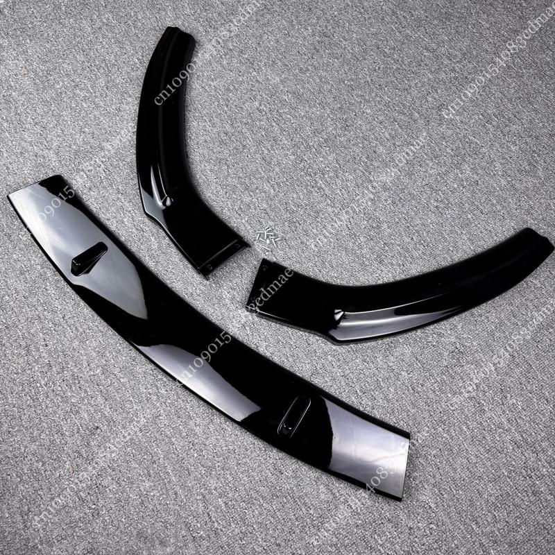 Para Seat Ibiza IV 2013-2016 MK4 6J Cupra SC ST TSI TDI FACELIFT Pala Frontal Divisor de Parachoques Labio Difusor Modificado Kit de Carrocería de 3 Piezas