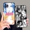 Strips Oosaki Nana Hete Japan Telefoonhoesje Voor Iphone 17 16 15 14 13 12 11 Pro Max Plus Zwarte Beschermhoes