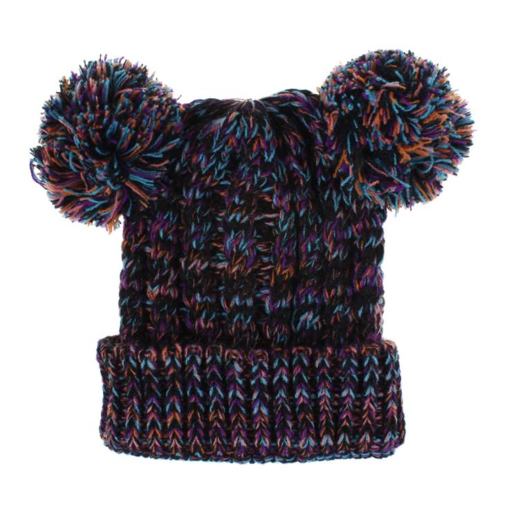 High Quality Custom Logo Children's Winter Knitted Hat Embroidery Kids Baby's Children's Winter Beanie Hat