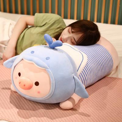 New Style Pig Doll Pillow Creative Plush Toy Dolphin Pig Doll Children's Doll Birthday Gift