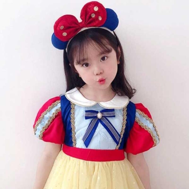 Mickey Minnie Birthday Party Supplies Veil Headband