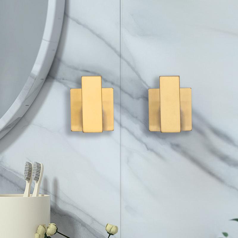 Bath Wall Hook 304 Stainless Steel Stable Modern Hanger Bathroom Cloth Hanger Bath Robe Holder For Household Use Home Mirror