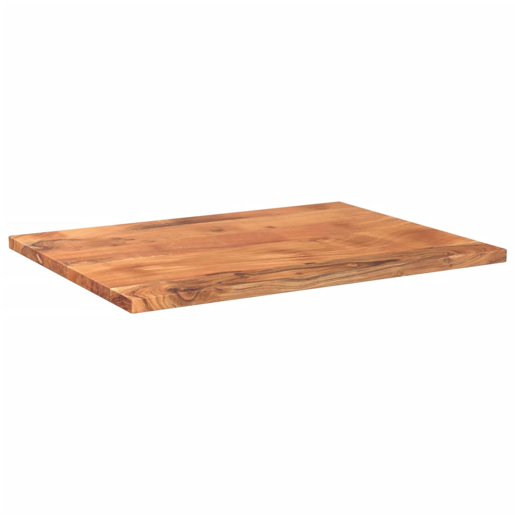 Vidaxl Blat Stołu, 80X70X2,5 Cm, Prostokątny, Lite Drewno Akacjowe