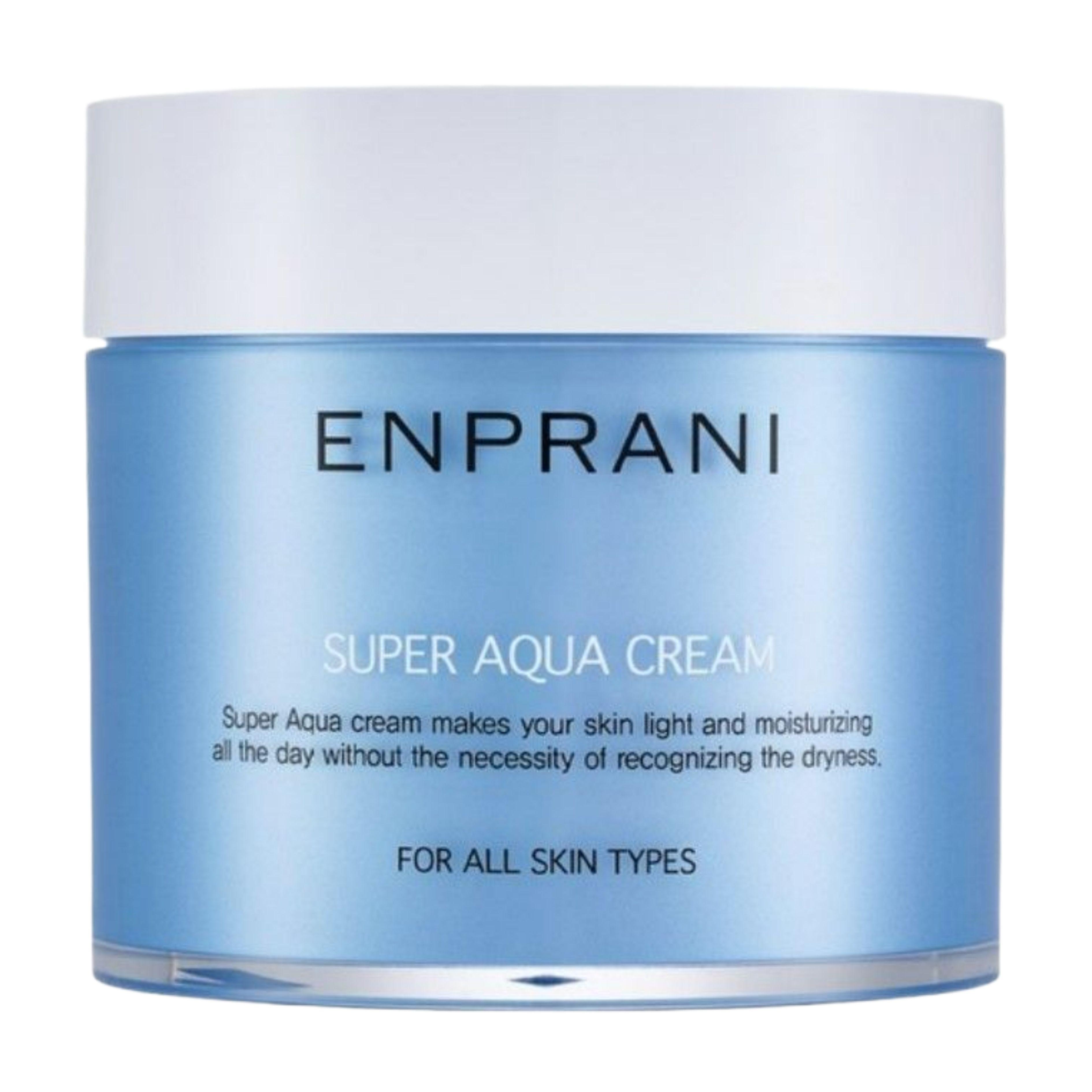 Enprani Super Aqua Hydrating Cream 200ml Luxury Korean Skincare Intensive Moisture Glow Cream