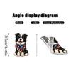 2D Flat Acrylic Airplane-Shaped Display Box for Puppy Independence Day