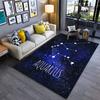 Aquarius Constellation Carpet Suitable As a Non-slip Mat for the Living Room or Bedroom Sofa
