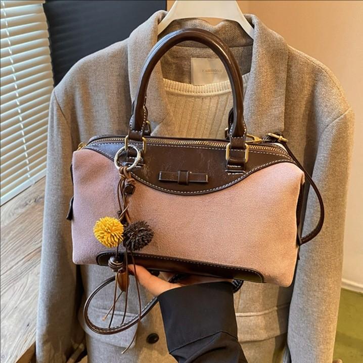 Urban Style Pu Leather Satchel Bag With Zipper Pocket For Daily Use