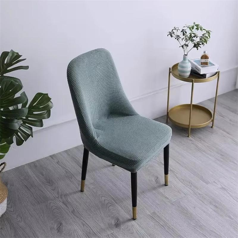 Solid Color High Elasticity Integrated Backrest Seat Chair Covers Home Dining Chair Office Chair Universal Chair Covers