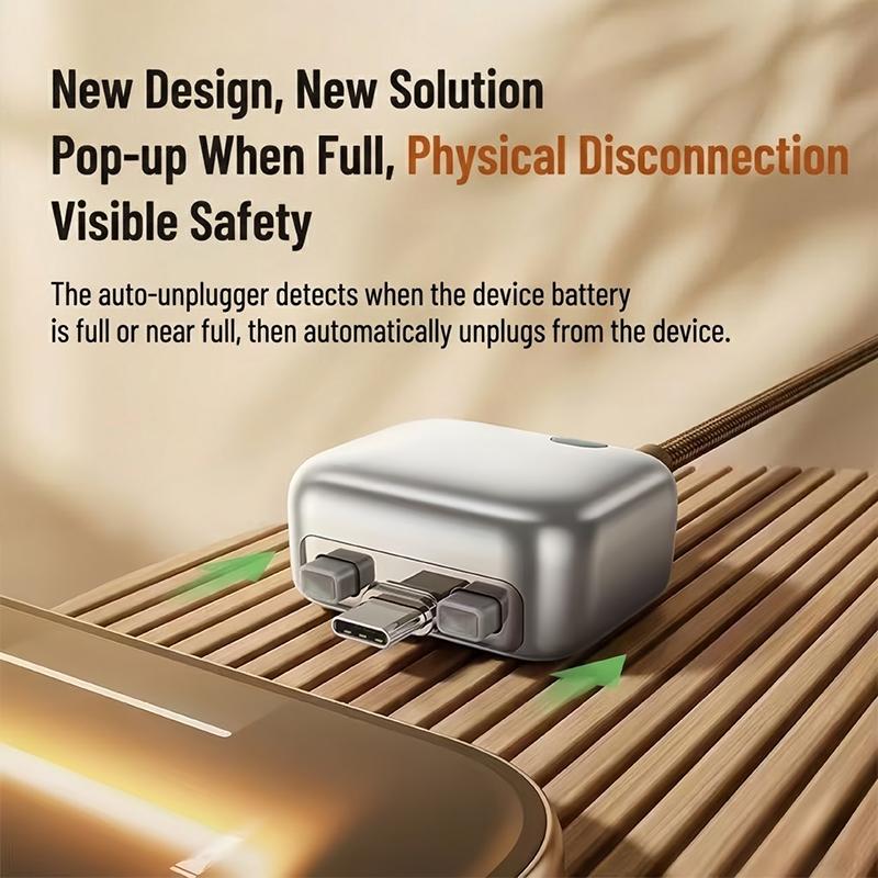 140W Super Fast USB‑C Charger Auto Disconnect Battery Protection Power Adapter For Phones Laptops Tablets Home Travel Use
