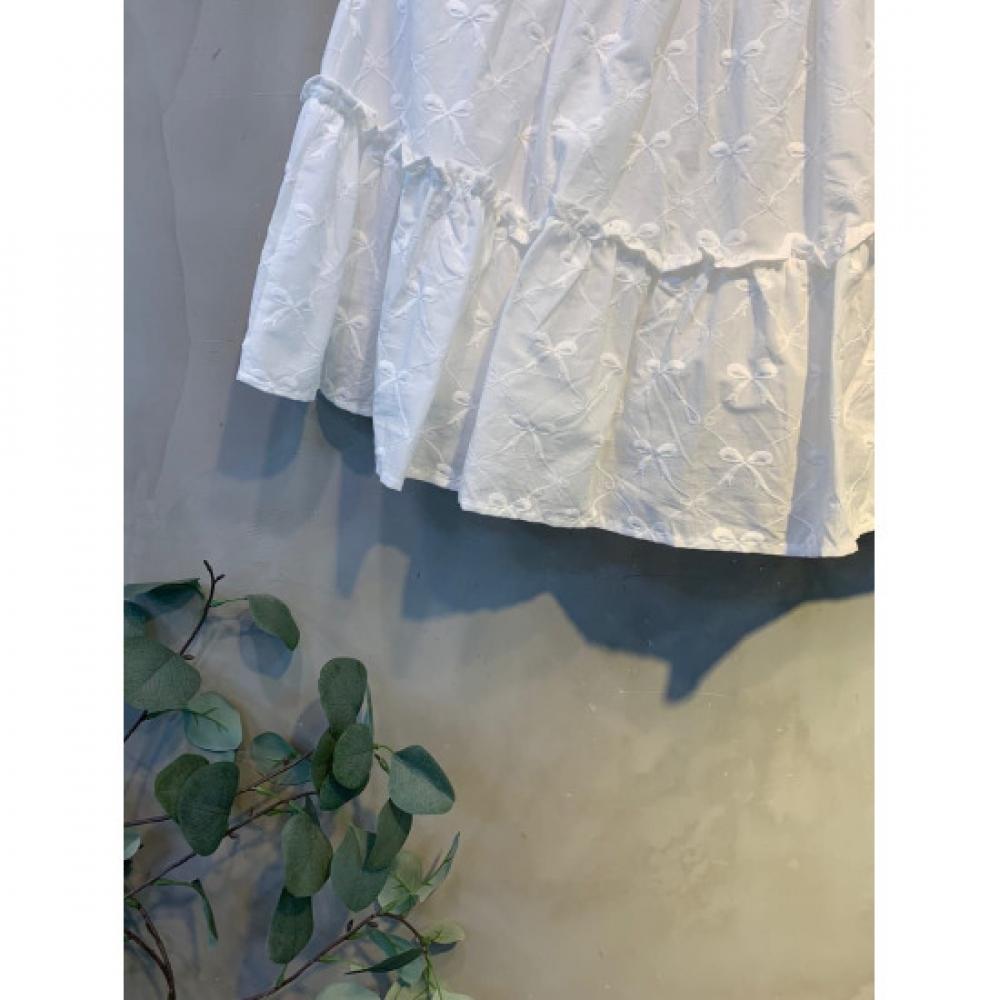 C S In The Room Rika Ribbon Tiered mIni Skirt One Color C