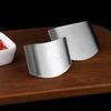 Stainless Steel Finger Guard Rustproof Anti-Cut Vegetable Slicing Protector for Kitchen Culinary Enthusiasts Beginners