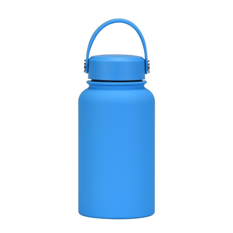 650ml Vacuum Insulated Stainless Steel Travel Water Bottle Outdoor Sports Office Daily Use Leakproof Portable 12H