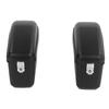 Motorcycle Hard Saddle Bag 45L Capacity Matte Black Finish   Saddlebags Luggage   Replacement for  
