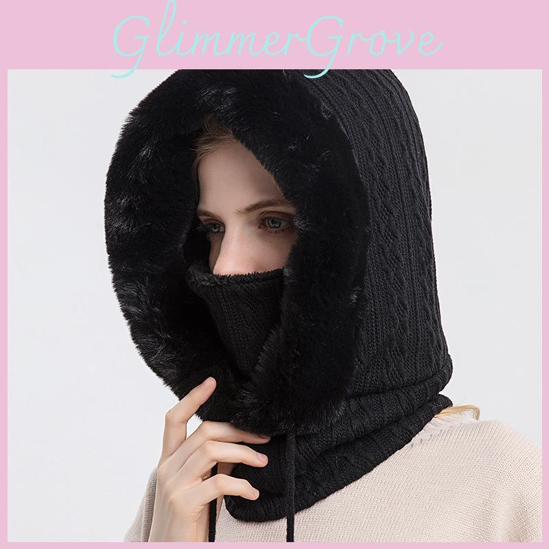 Outdoor Strickmütze zum Radfahren mit winddichter Wärme für Wintersportbegeisterte