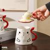 Quirky Ghost Ceramic Mug with Lid - Birthday, Graduation, or Souvenir Gift for Girlfriend