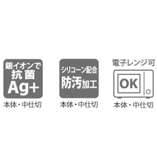 Iwasaki Industries Bento Box, 1 Tier, 520ml, Black, Easy Care