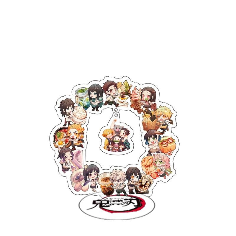 

Аниме Kimetsu No Yaiba акриловая подставка фигурка игрушка Kamado Nezuko ПВХ настольная стоящая модель игрушки подарок 15cm