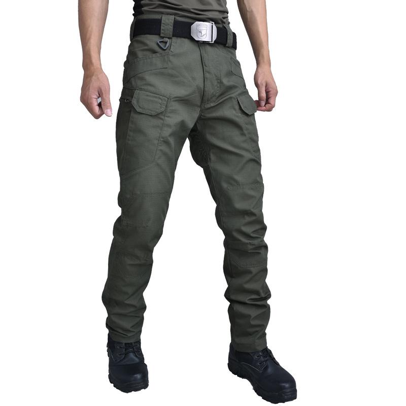 Men's IX7 Tactical Camouflage Pants: Quick-Drying, Waterproof, Wear-Resistant Outdoor Trousers for Hiking and Climbing