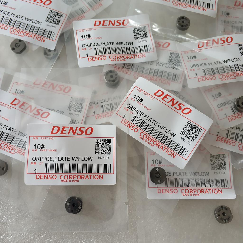 9PCS 7# 10# Best Control Common Rail Densoy Valve Orifice Plate for Injector 23670/30300/30080  09500-5125/5214/5215