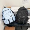 Schoolbag Casual Simple Short Trip Backpack Female 1011 Junior High School Student Lightweight Schoolbag Class Backpack Male