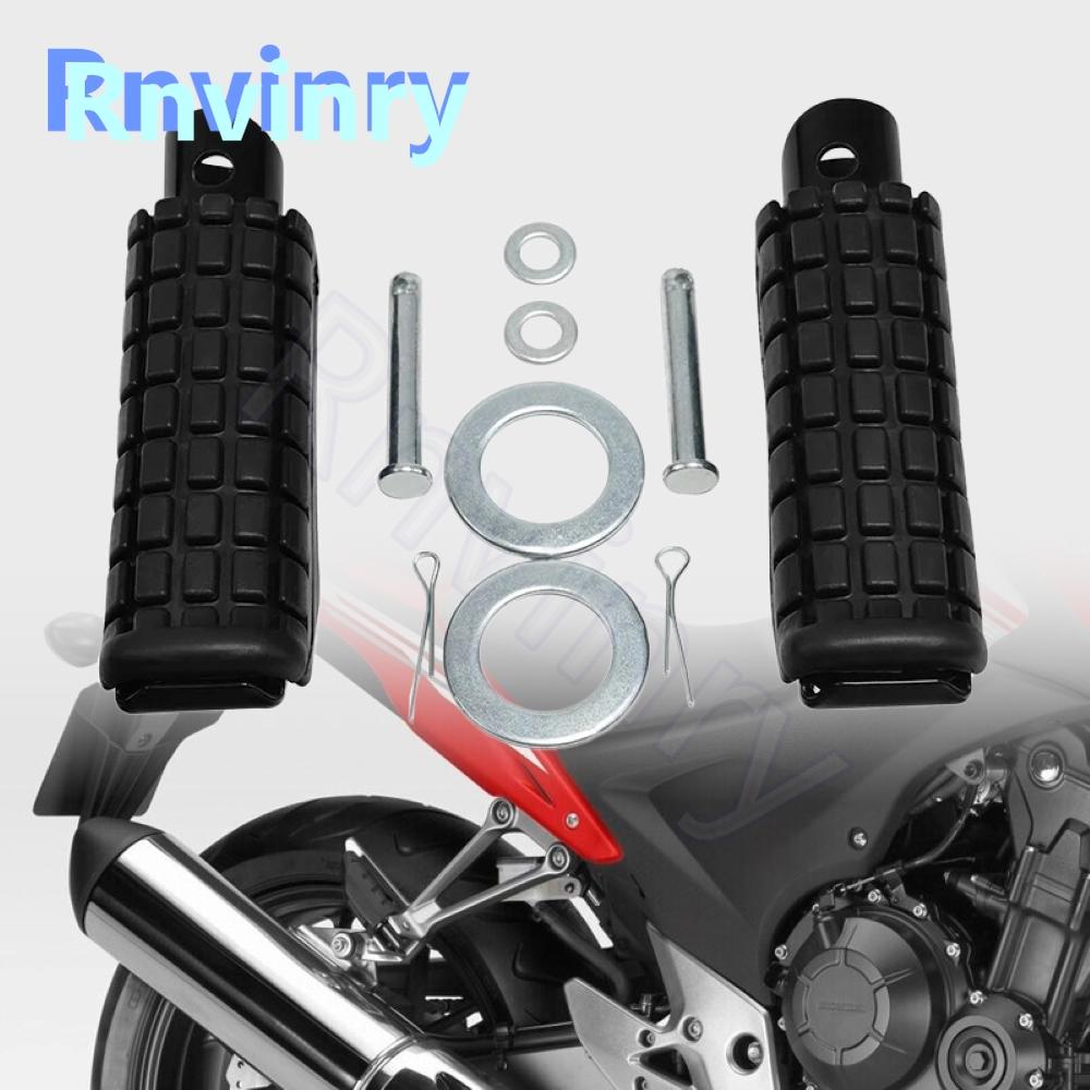 

Задние пассажирские подножки для Honda CB500F CBR500R 13-15 CBR250R 11-13 CB500X 13-18 CB400X 17-18 CBR300R CB300F 15-22 CB750 91-03 чёрный