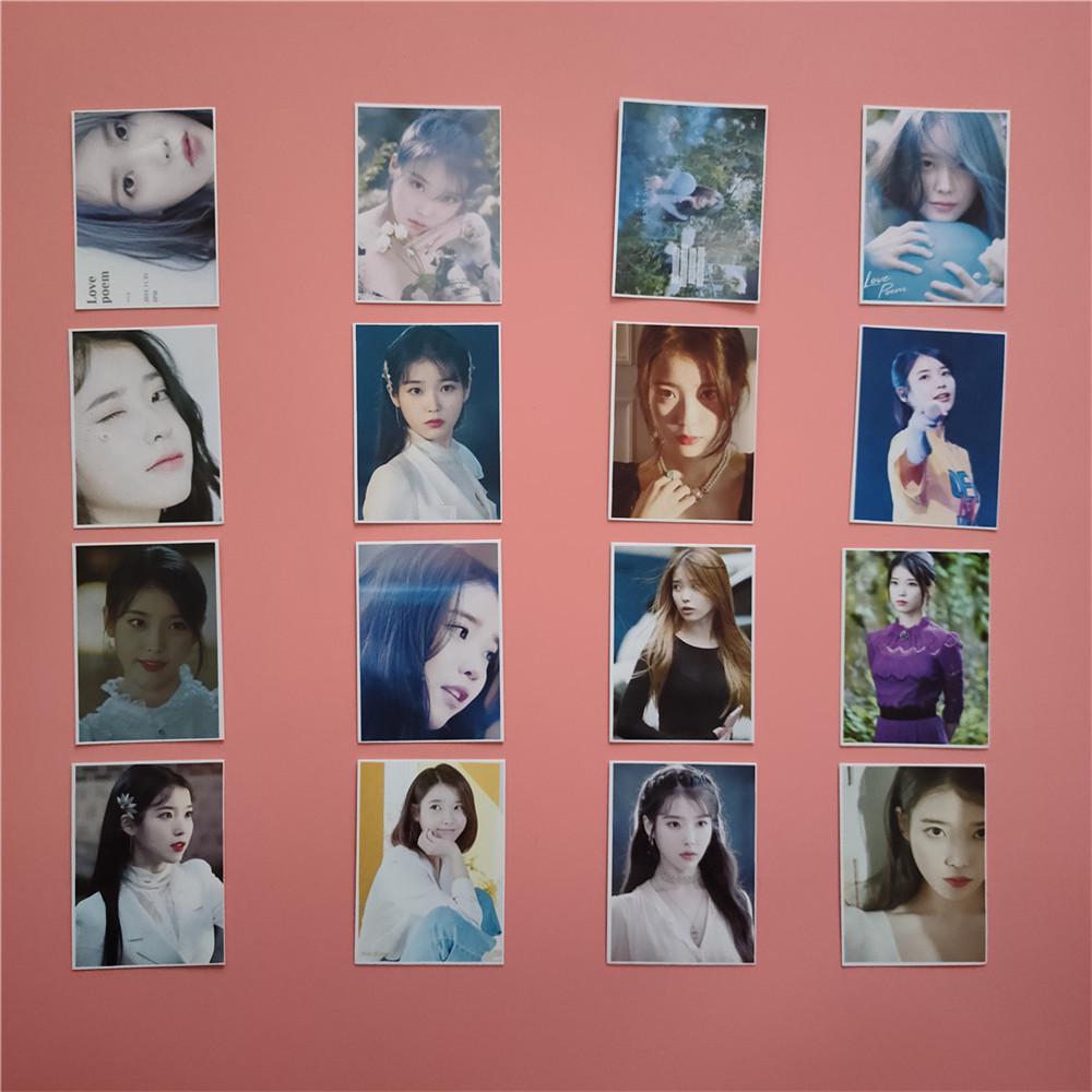 IU Lee Ji-eun Photocard Set - LOMO and Postcard Style Gifts for Uaena Fans Version 1
