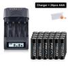 PALO 1.2V NI-MH AAA 1100mah Rechargeable battery AAA NIMH 3A Batteries With 4 Slots USB charger for 1.2V/1.5V AA AAA Battery