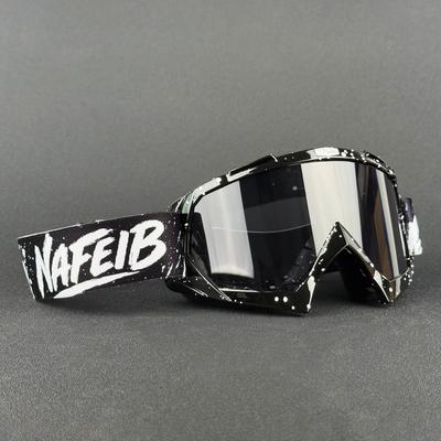 NAFEIB Motorkerékpár Szemüveg Motokrossz Szemüveg ATV MX Terepmotorozás Szemvédő Anti-UV Sisakvédő Dirt Bike Lovaglás Szélálló Maszk