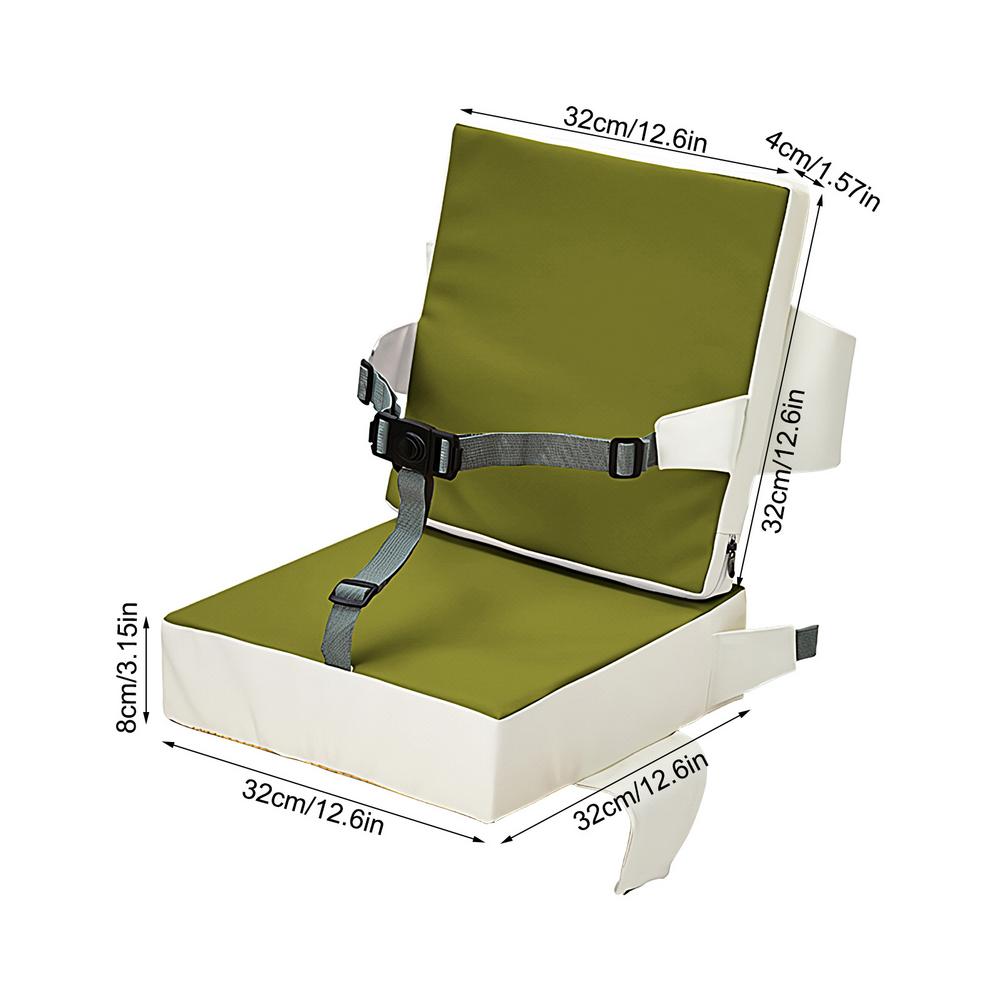 Toddler Booster Seat For Dining Table Waterproof Booster Feeding Seat Non-Slip Portable Booster Seat Cushion With Backrest And
