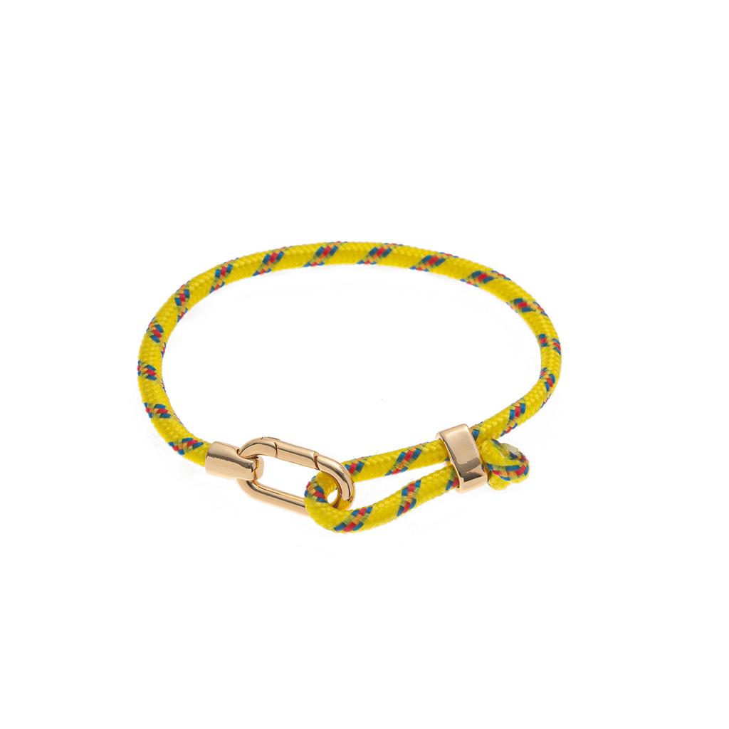 Adjustable Couple Bracelet Colorful Rope Modern Design Comfort Fit Lightweight Jewelry Gift For Him Her