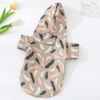 Hunde Regenmantel Wasserdicht Haustiermantel für Kleine Welpen Katzen Regenmantel Chihuahua Bulldoggen Hunde Wasserabweisende Kleidung für Hunde Haustiermantel
