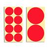 50mm Multicolor Round Adhesive Labels - 120 Blank Dot Stickers for Identification and Organization