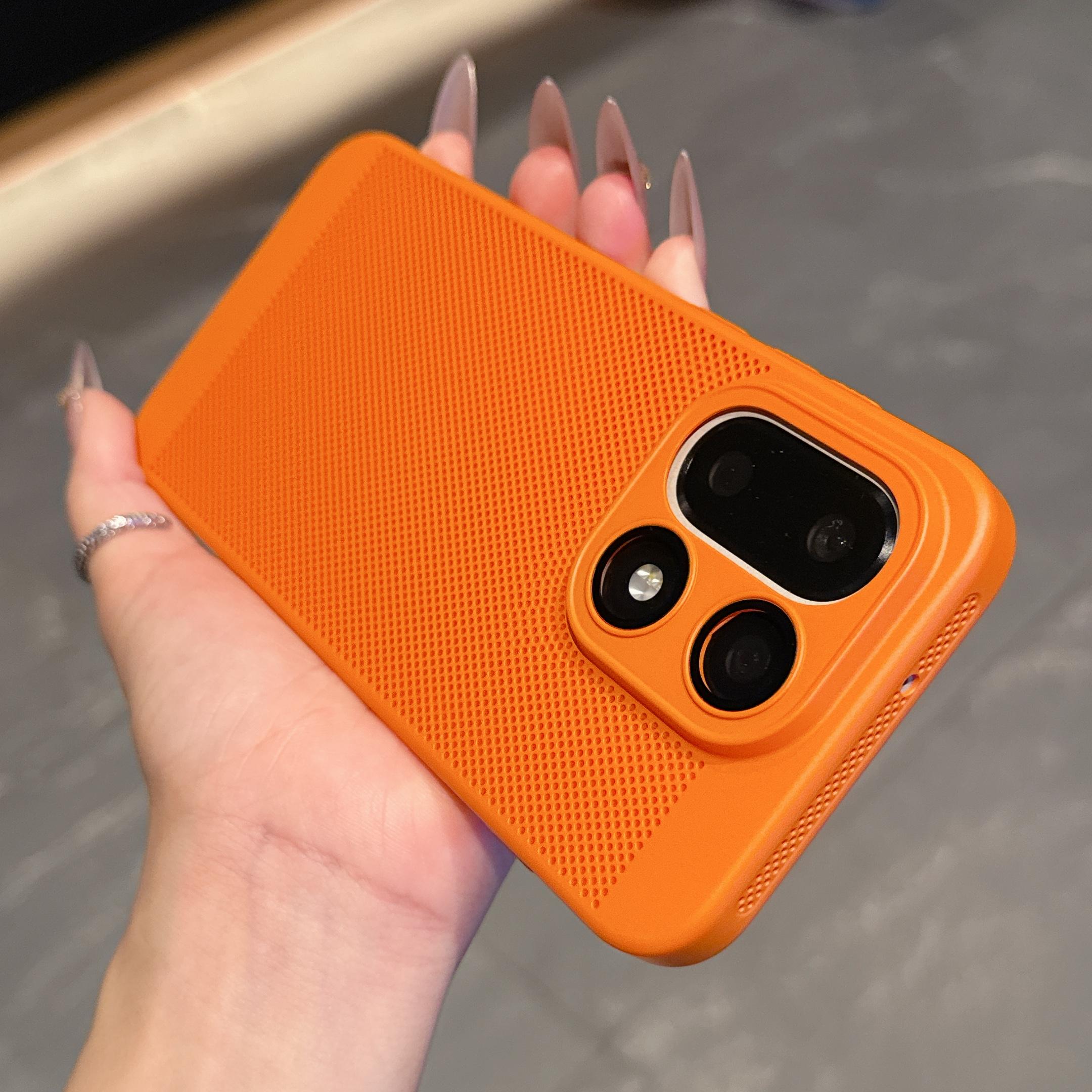 

Дихаючий Тонкий PC Чохол для Телефону з Розсіюванням Тепла Для Oneplus 15 13 12 T R ACE 5 3 Захист Лінзи Камери Скляною Сітчастою Кришкою для Охолодження OnePlus 13T