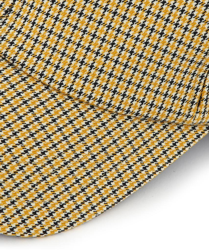 Eondeokeonteulol Check Pattern Ball Cap Multy Hound / Authentic B B / Yellow