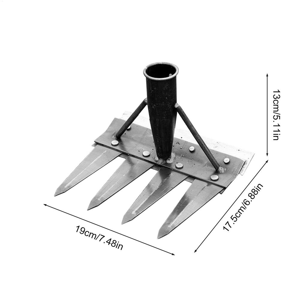 2/3/4/5/7/ Zębów Stal Węglowa Ogród Ręczny Grabie Narzędzie Rolnicze Chwastownik Skaryfikator Rolnicze Brona Zębowa Brona Ogrodowe Narzędzie do Chwastowania