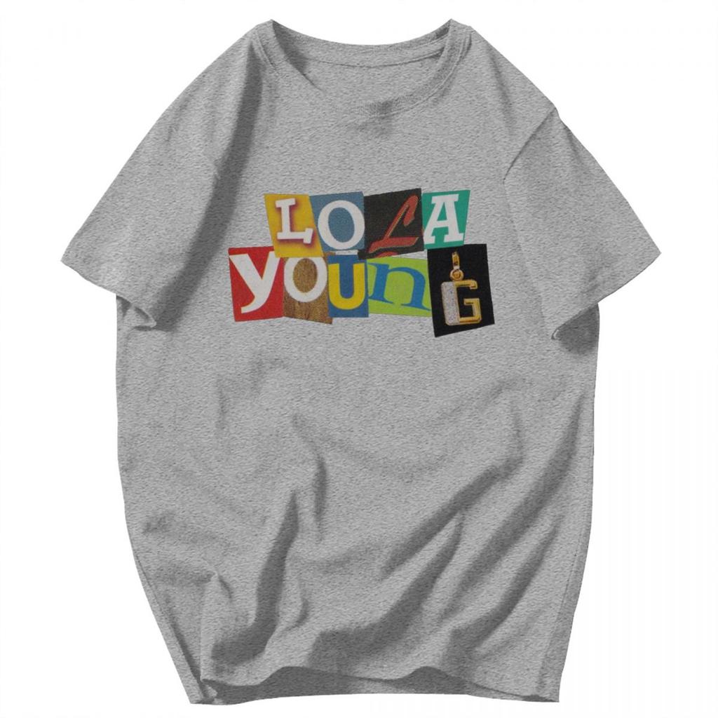 Men T Shirt Lola Young Vintage Pops Y2K Graphic Quality Unisex Tops T Shirts