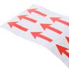 4 Sheet Self-Adhesive Labels Rectangle Arrow Stickers Small   Industrial Work