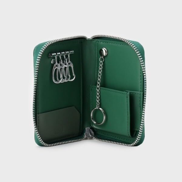 Takeo Kikuchi Soft Shrink Leather Key Case G8701201 Men's Black (019) 00 (FREE)