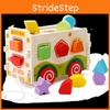 Sorting Wooden Shape Learning Box Children Educational Interactive Festival Gift