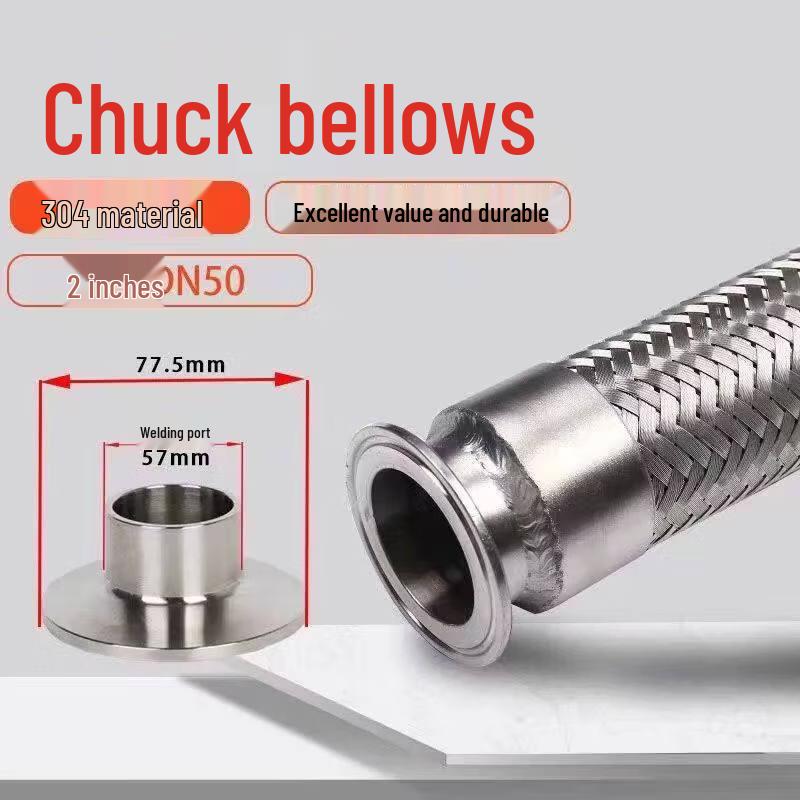 Yishuxiang 304 Stainless Steel Corrugated Sanitary Hose