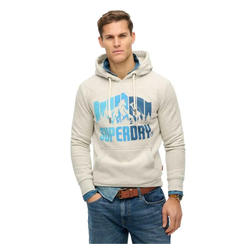Superdry Толстовка с капюшоном Mountain Rainbow EU M