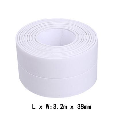 3.2mx38mm Window Bathroom Tape Sealing Strip PVC Kitchen Waterproof Wall Sticker Self-adhesive Seam Toilet Corner Sealing Strip