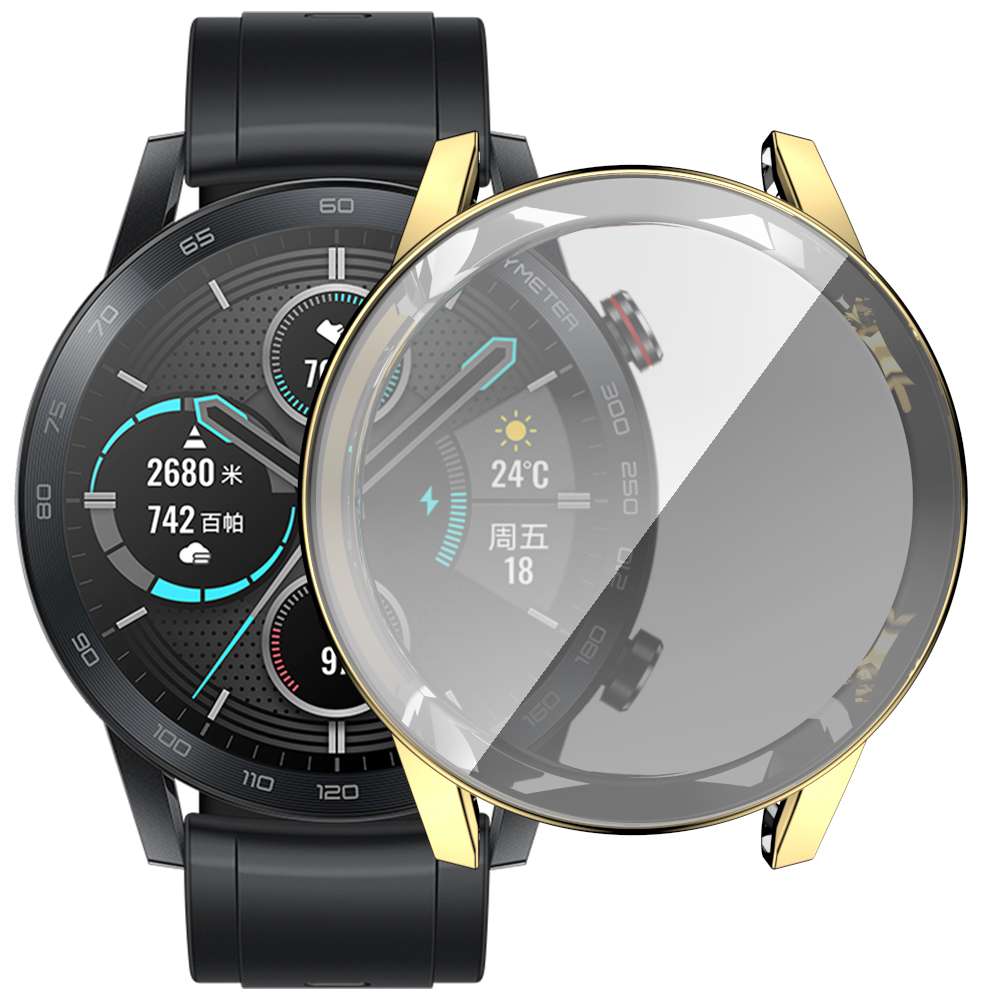 Soft TPU Case For Honor Magic Watch 2 46mm 360 Full Cover Protective Bumper For Huawei Honor Magic2 Screen Protector Shell