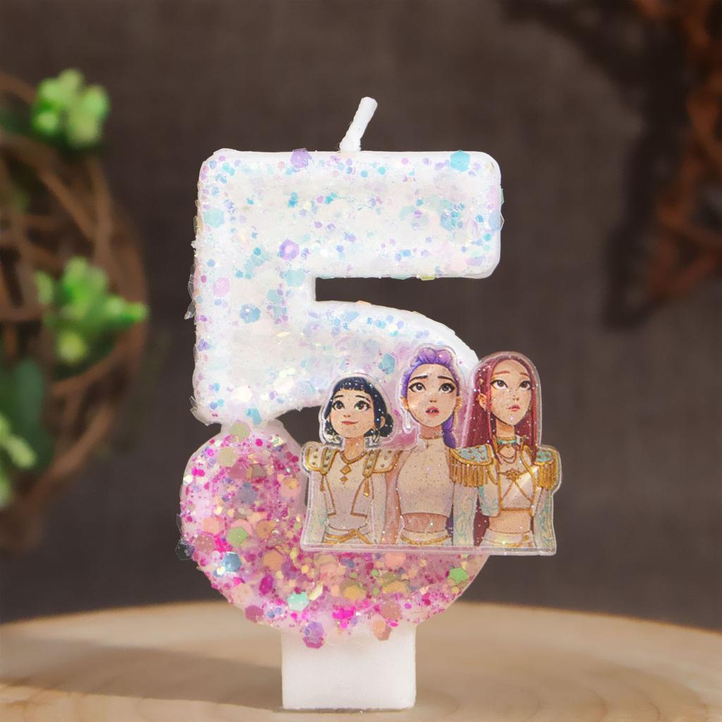 Cartoon Peripheral Party Birthday Candles Digital Candles