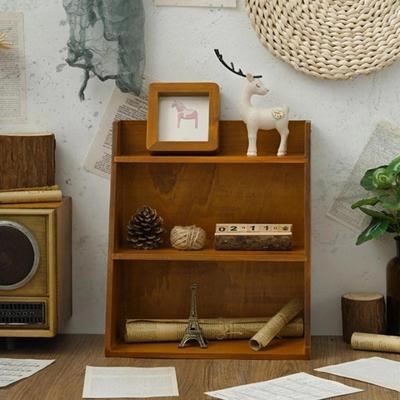 Espositore, scaffale in legno, scaffale, desktop per cosmetici
