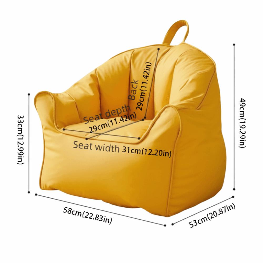 Waterproof Lazy Sofa Single Seat Reading Sofa Chair Comfortable Bean Bag Sofa Living Room