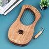 7-String Lyre Harp Ancient   Lyres Terminalia Wood String Instrument with Carry BagCelsius Extra String SetCelsius Tuning WrenchCelsius Cleaning C