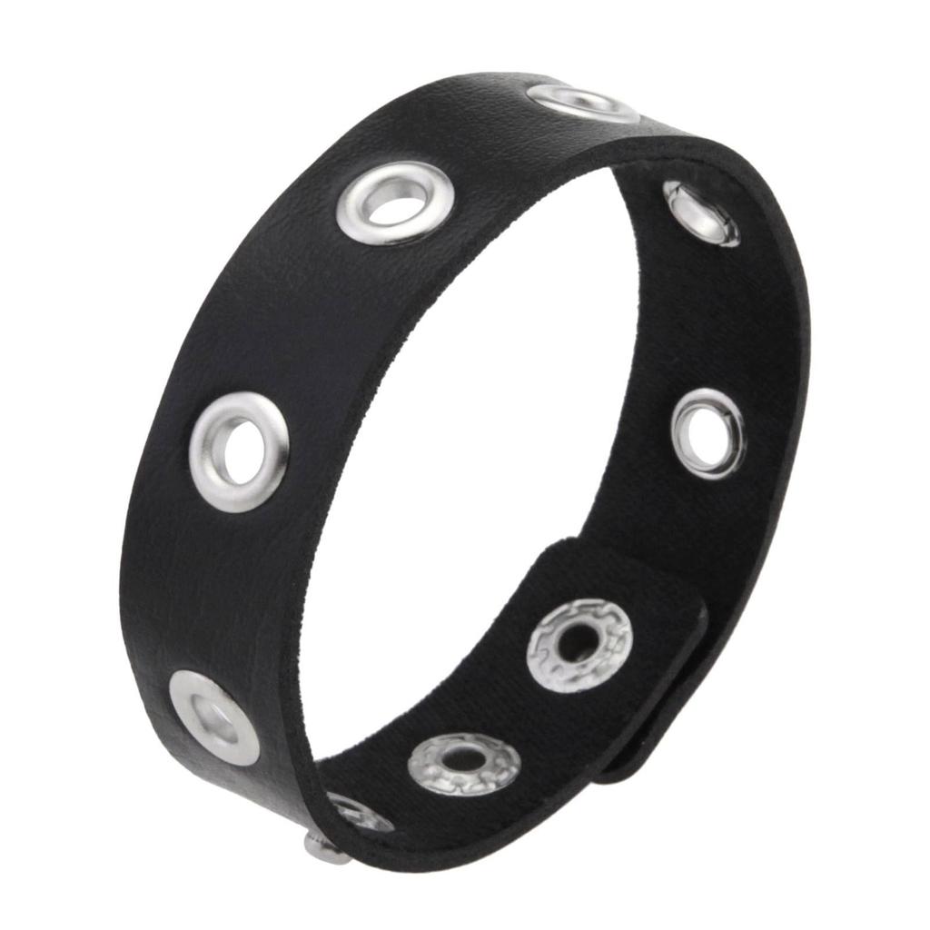 Comfortable Bracelet Punk Bracelet Stylish Statement Bracelet Fashionable Women Bracelet PU Texture for Everyday