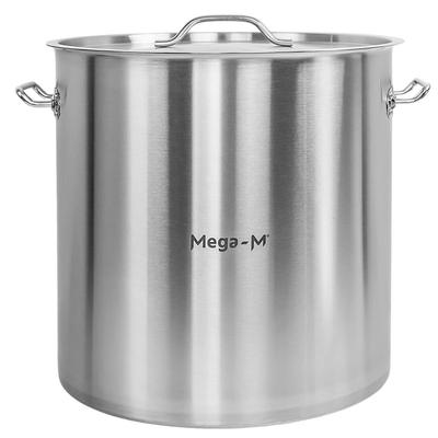 Tall Catering Pot with Lid Mega-M Standard 71l Dia. 45 Cm X H 45 Cm N