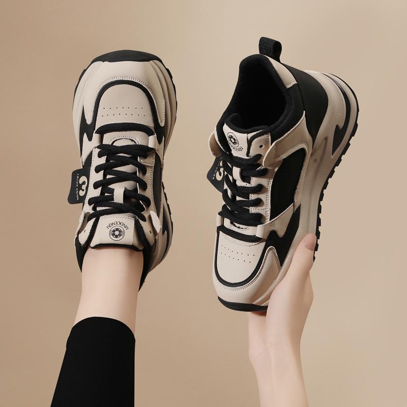 

Женские легкие повседневные кроссовки на толстой подошве 2024 года — универсальная осенняя спортивная обувь 40